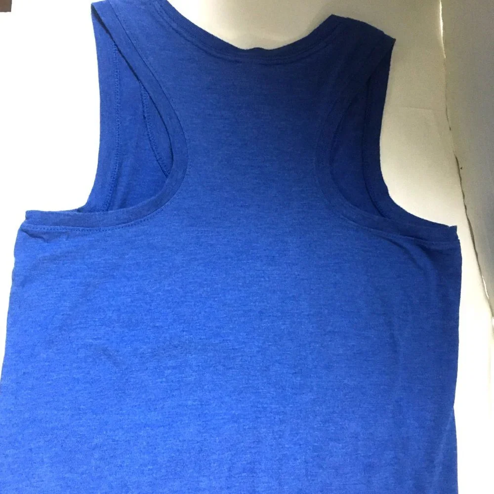 $7 or 2/$10 tshirt sale: Shiner Blonde Beer, Texas tank top, blue size small